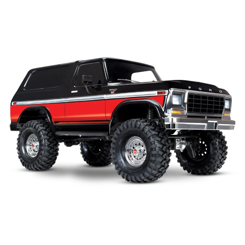 Traxxas TRX-4 Ford Bronco 1/10 4x4 Crawler RTR Truck - Red - لعبة